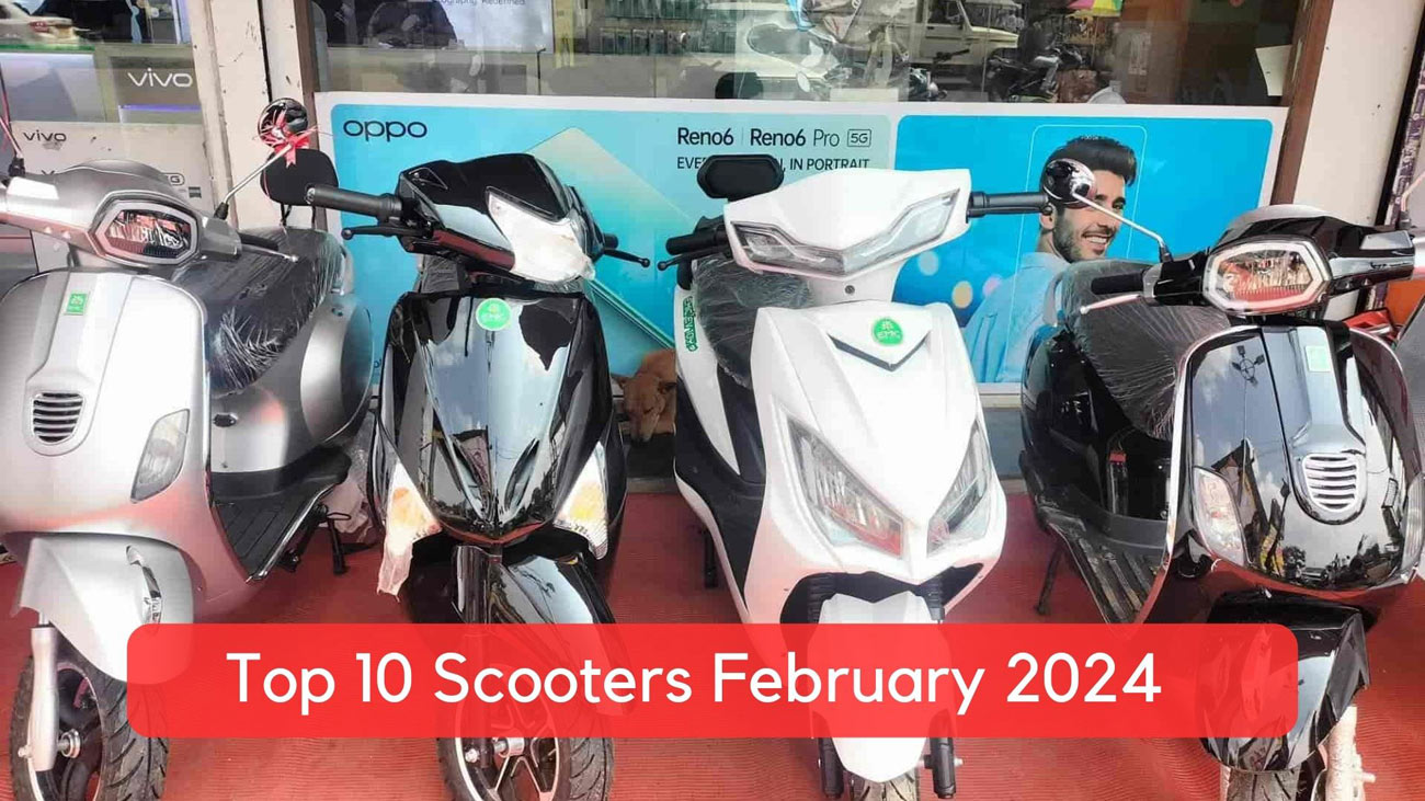 Top 10 Scooters February 2024