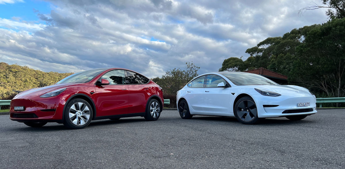 Tesla Model 3 and Model Y