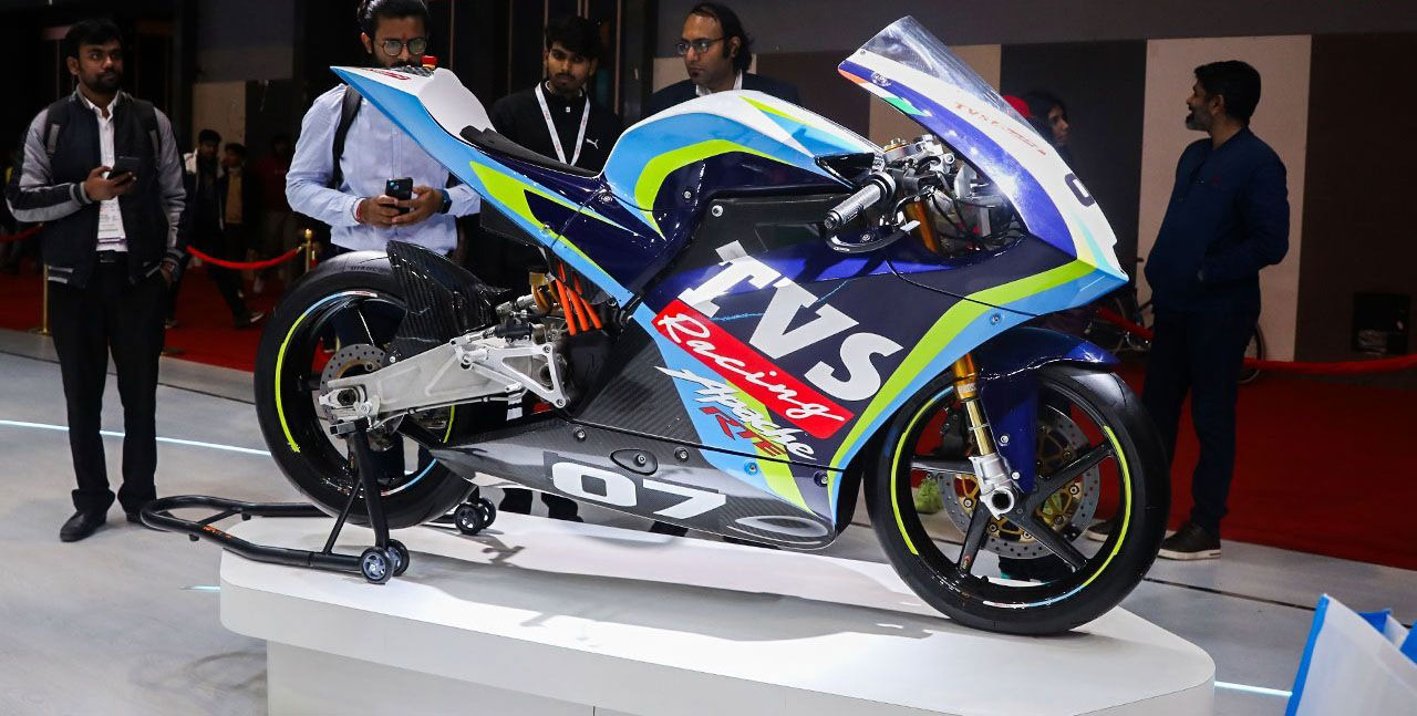 TVS Apache Electric Bike (RTE)