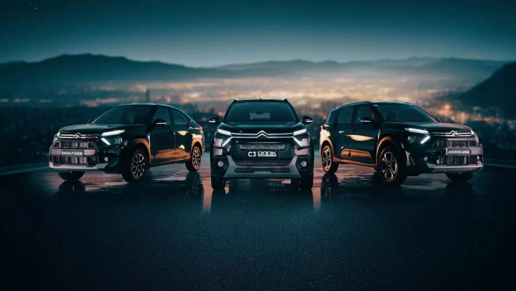 Citroen C3 Aircross and Citroen Basalt Dark Edition SUV showcased together with new GST 2.0 price benefits