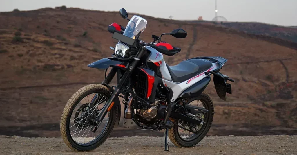 Hero MotoCorp price cut announced on bikes including Hero XPulse adventure motorcycle parked outdoors