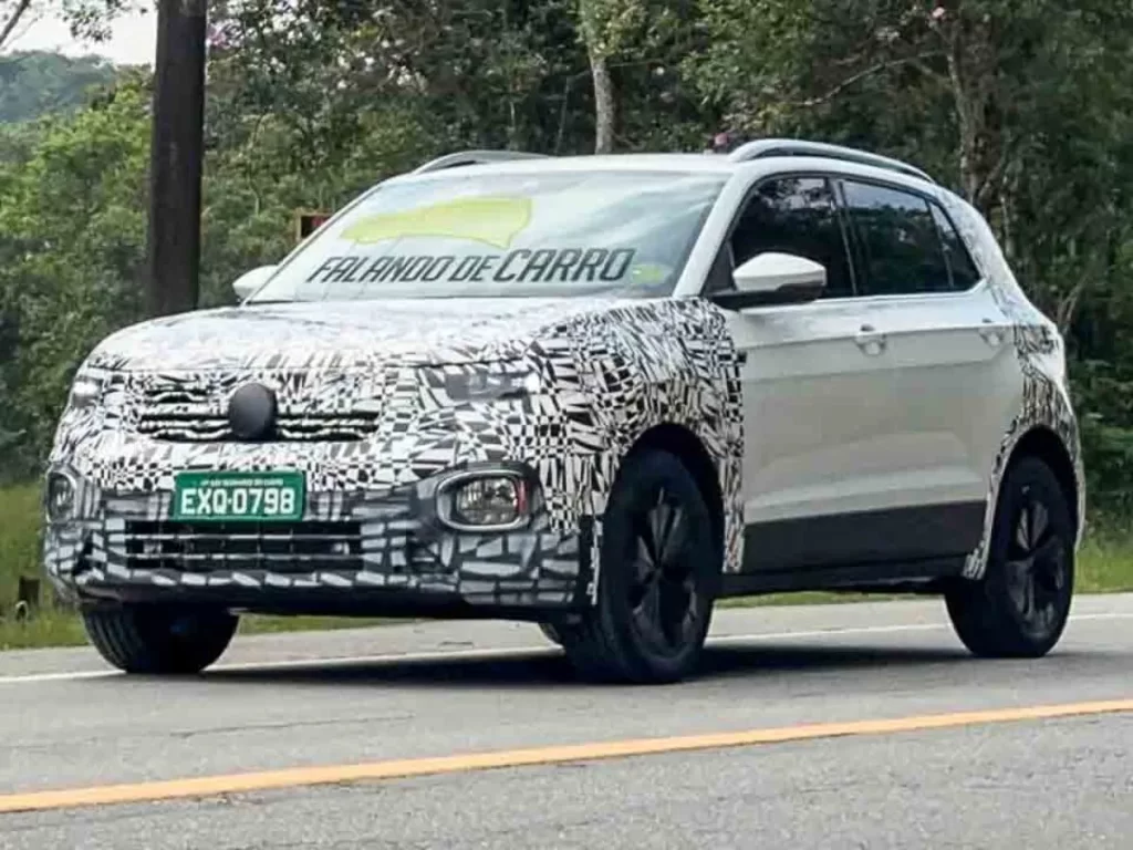Volkswagen Taigun facelift Caught testing again, launch soon