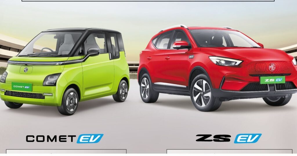 JSW MG Motor EV Sales