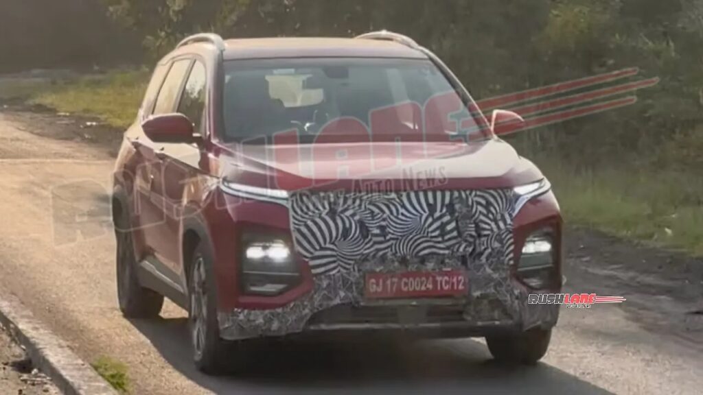 MG Hector Facelift Upcoming